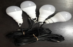 5 W 12V DC Solar LED Bulb, Base Type: B22
