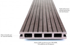 9.5 Running Feet One Length WPC Floor Decking and Wall Cladding, Thickness: 15-20 mm