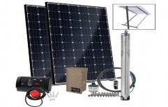 AC 3 Hp Solar Water Pump System, For Submersible, 24 V DC