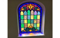 Aluminium Stained Glass Window, for Anywhere
