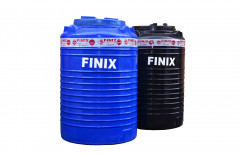 Blue,Black Plastic Double Layer Finix Water Tank