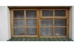 Brown Wooden Glass Windows