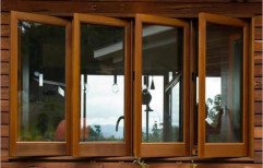 Brown Wooden window