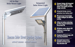 Chrome Samsun Solar Street Light Integrated, 12 & 15