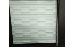 Cotton White Designer Window Blind