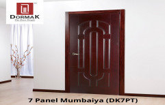 DK-7PT 7 Panel Mumbaiya Moulded Wooden Door