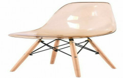 Federtek Modern Acrylic Dining Chair, For Home, Set Size: Single