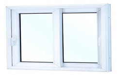 Hinged White UPVC Glass Window