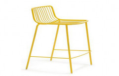 Iron Yellow Bar Chair, For Garden And Outdoor, Size: 42*30*15