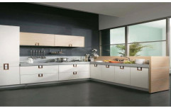 L Shape Acrylic Modular Kitchen, Warranty: 5-10 Years