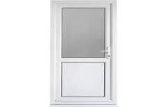 Lever Handle White UPVC Door, Interior