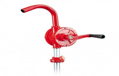 Manual Hand Operated Rotary Barrel Pumps, Rotary Barrel pump dia 95mm, Max Flow Rate: 5 Leters In 20 Rotations