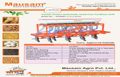 Mild Steel Mausam Agro Multi Crop Seed Cum Fertilizer Drill, for Agriculture