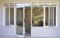 Modern,Glossy Powder Coated Aluminium Windows And Doors
