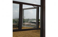 Modern Powder Coated Aluminium Section Window, For Office, Size/Dimension: 3 X 4 Feet