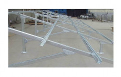 Modular Galvanized Iron GI Solar Panel Mounting Structure, Thickness: 4 Mm