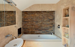 Mudra Plain Bathroom Natural Stone Tiles, Thickness: 10-15 mm, Size: Large (12 inch x 12 inch)