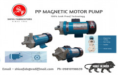 Polypropylene SHIVA'S PP MAGNETIC MOTOR PUMP, 5100 Ltr Pr Hr, Model Name/Number: SFMD-85