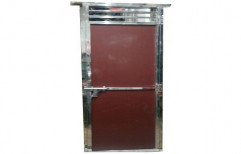 Powder Coated Stainless Steel Doors, Single, Material Grade: SS304