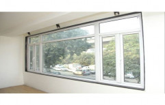 Prominance White UPVC Glass Window, Thickness Of Glass: 5 To 24mm