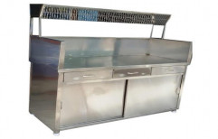 Stainless Steel Modern Pav Bhaji Counter