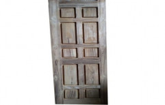 Teak Wood Panel Hinged Door