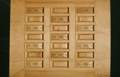 Teak Wooden Single Decorative Door
