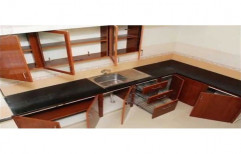 U Shape PVC Modular Kitchen, Warranty: 1-5 Years, For Home