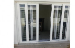 Upvc Grey Modern Sliding Glass Doors, For Home, Interior