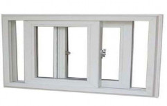 VESTAL Finished UPVC Sliding Window, Thickness Of Glass: 4-6 Mm