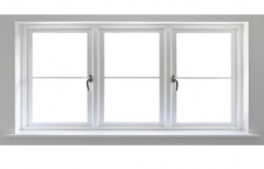 White UPVC Combination Window, Length: 5 feet