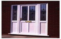 White UPVC Door