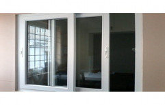 White UPVC Sliding Windows