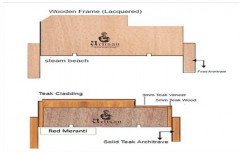 Wood Rectangular Exclusive Door Frames, For Residential, Grade Of Material: Seasoned