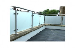Balcony Frosted Glass, Thickness: 6 - 14 mm