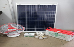 Battery Off Grid SOLAR HOME LIGHT SYSTEM, For DOMESTIC, Capacity: 160 WATT