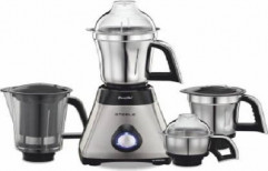 Black,Silver Preethi Steel Supreme Mg 208 750wt Mixer Grinder (Silver, Black), For Personal