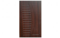 Brown 7 feet Laminated Membrane Door, for Home