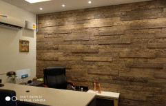 Brown Cultured Stone Wall Cladding, Thickness: 5-8 Mm