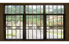 Brown Exterior Mild Steel Window