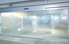 Dorma Decorative Automatic Glass Sensor Aluminum Door, Thickness: 2-5 Mm, for Office