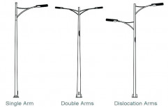 DOUBLE ARM OVERHANG STREET LIGHT