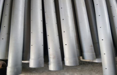 Grey Perforated PVC Pipes, Length: 6 m
