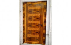 Hinged Coated PVC Door, For Home, Exterior