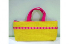 Jute Tote Bag, Size: Length 13 Inches