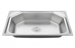 local Single Stainless Steel Kitchen Sinks, Size: 18*24