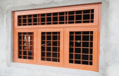 Modern Brown Residential Galvanized Steel Window, Size/Dimension: 3.5 X 4.5 Feet