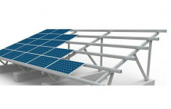 Modular Galvanized Iron Rooftop Solar Panel Mounting Structure, Thickness: 4 Mm