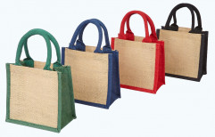 Plain Jute Carry Bag, Capacity: 6-8 Kg, Size/Dimension: 8 X 10 X 3 Inch