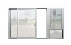 Polished Aluminium Door, For Commercial, Single